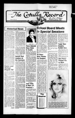 The Cotulla Record (Cotulla, Tex.), Ed. 1 Thursday, June 7, 1984