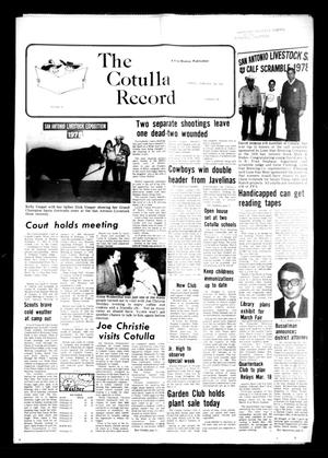 The Cotulla Record (Cotulla, Tex.), Vol. 11, No. 48, Ed. 1 Friday, February 24, 1978