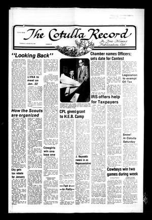The Cotulla Record (Cotulla, Tex.), No. 41, Ed. 1 Thursday, January 22, 1981