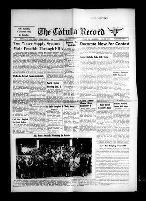 The Cotulla Record (Cotulla, Tex.), Vol. 12, No. 40, Ed. 1 Friday, December 1, 1967
