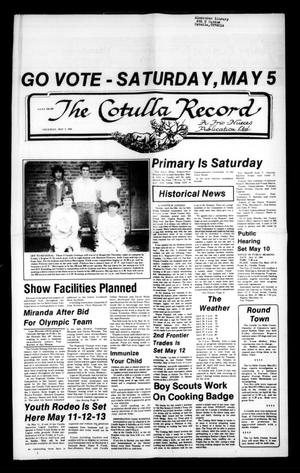 The Cotulla Record (Cotulla, Tex.), Ed. 1 Thursday, May 3, 1984