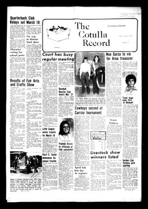 The Cotulla Record (Cotulla, Tex.), Vol. 11, No. 51, Ed. 1 Friday, March 17, 1978