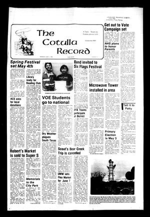 The Cotulla Record (Cotulla, Tex.), Vol. 80, No. 3, Ed. 1 Thursday, May 1, 1980