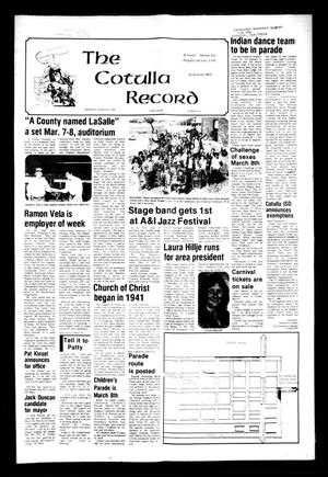The Cotulla Record (Cotulla, Tex.), Vol. 80, No. 49, Ed. 1 Thursday, March 6, 1980