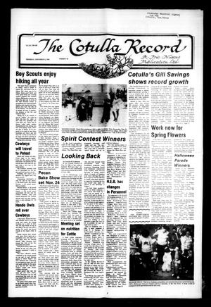 The Cotulla Record (Cotulla, Tex.), No. 26, Ed. 1 Thursday, November 5, 1981
