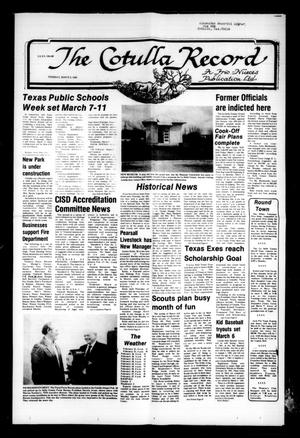 The Cotulla Record (Cotulla, Tex.), Ed. 1 Thursday, March 3, 1983