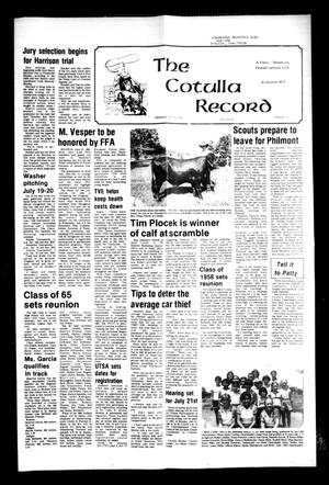 The Cotulla Record (Cotulla, Tex.), Vol. 80, No. 13, Ed. 1 Thursday, July 10, 1980