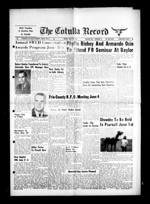 Primary view of object titled 'The Cotulla Record (Cotulla, Tex.), Vol. 13, No. 13, Ed. 1 Friday, May 30, 1969'.