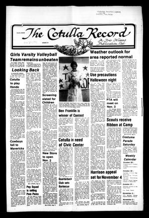 The Cotulla Record (Cotulla, Tex.), No. 25, Ed. 1 Thursday, October 29, 1981