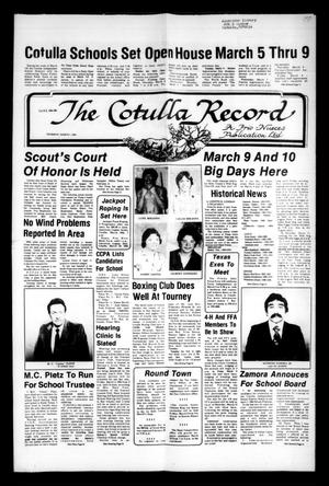 The Cotulla Record (Cotulla, Tex.), Ed. 1 Thursday, March 1, 1984