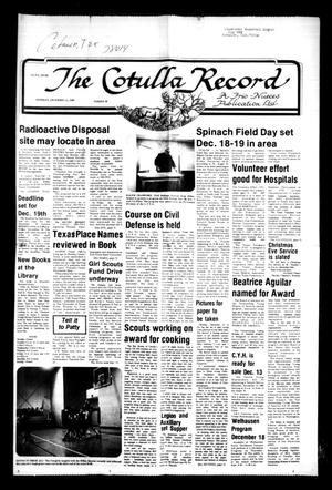 The Cotulla Record (Cotulla, Tex.), Vol. [80], No. 36, Ed. 1 Thursday, December 11, 1980