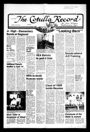 The Cotulla Record (Cotulla, Tex.), No. 46, Ed. 1 Thursday, April 8, 1982