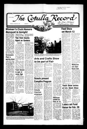 The Cotulla Record (Cotulla, Tex.), No. 46, Ed. 1 Thursday, February 26, 1981