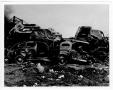 Thumbnail image of item number 1 in: '[Damaged vehicles after the 1947 Texas City Disaster]'.