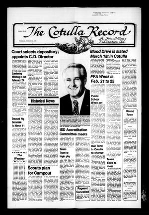The Cotulla Record (Cotulla, Tex.), Ed. 1 Thursday, February 24, 1983
