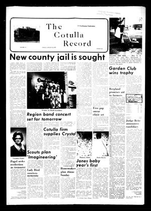 The Cotulla Record (Cotulla, Tex.), Vol. 11, No. 42, Ed. 1 Friday, January 13, 1978