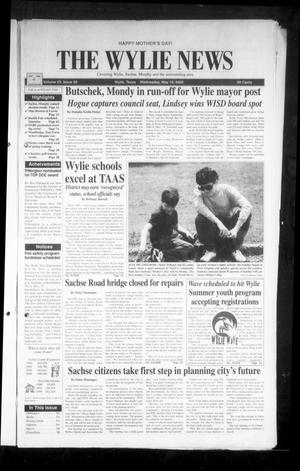 Primary view of object titled 'The Wylie News (Wylie, Tex.), Vol. 53, No. 50, Ed. 1 Wednesday, May 10, 2000'.