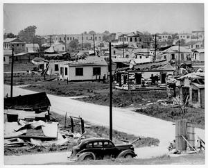[Residential damage after the 1947 Texas City Disaster]