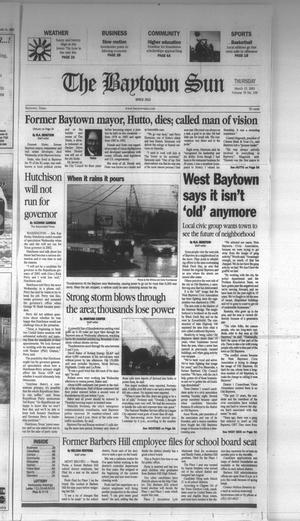 The Baytown Sun (Baytown, Tex.), Vol. 79, No. 109, Ed. 1 Thursday, March 15, 2001