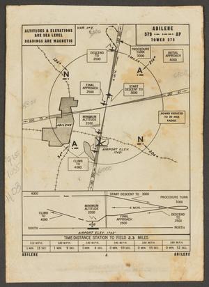 Primary view of object titled '[Aeronautical Chart of Abilene #2]'.