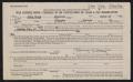 Primary view of [War Savings Bond Class A Reservation, March 16, 1943