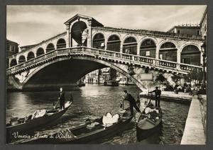 Primary view of object titled '[Postcard of Ponte di Rialta]'.