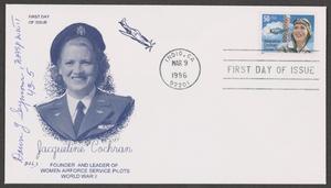 Primary view of object titled '[Jacqueline Cochran Envelope #2]'.