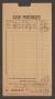 Primary view of [Receipt of Cash Purchases, November 4, 1944]