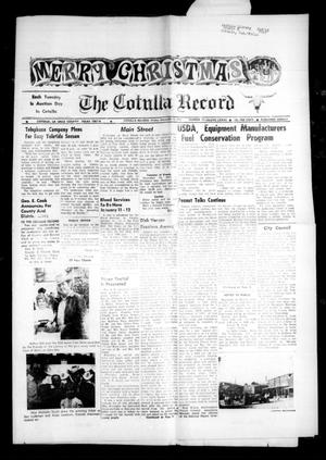 The Cotulla Record (Cotulla, Tex.), Vol. 77, No. 43, Ed. 1 Friday, December 21, 1973