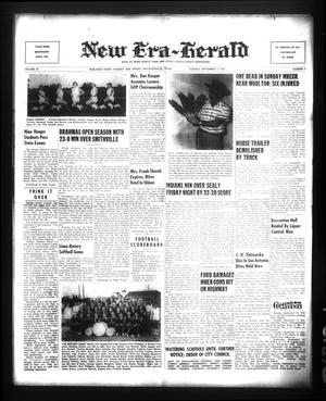 Primary view of object titled 'New Era-Herald (Hallettsville, Tex.), Vol. 84, No. 2, Ed. 1 Tuesday, September 11, 1956'.