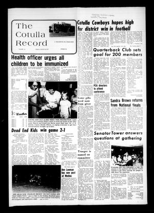 The Cotulla Record (Cotulla, Tex.), Vol. 11, No. 24, Ed. 1 Friday, August 26, 1977