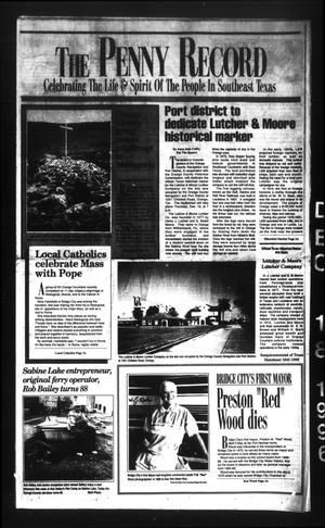The Penny Record (Bridge City, Tex.), Vol. 38, No. 40, Ed. 1 Wednesday, December 18, 1996