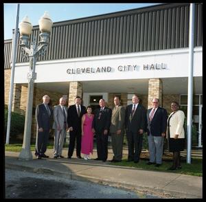 [City Government in Front of Cleveland City Hall]