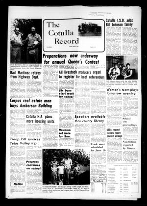 The Cotulla Record (Cotulla, Tex.), Vol. 11, No. 12, Ed. 1 Friday, June 3, 1977