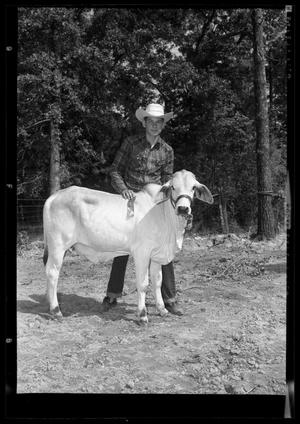 [Boy with Cow, Cleveland Dairy Days]