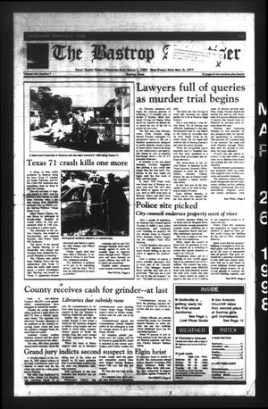 The Bastrop Advertiser (Bastrop, Tex.), Vol. 145, No. 7, Ed. 1 Thursday, March 26, 1998
