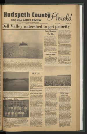 Primary view of object titled 'Hudspeth County Herald and Dell Valley Review (Dell City, Tex.), Vol. 10, No. 49, Ed. 1 Friday, August 12, 1966'.