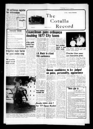 The Cotulla Record (Cotulla, Tex.), Vol. 11, No. [14], Ed. 1 Friday, June 24, 1977