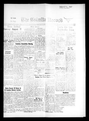 The Cotulla Record (Cotulla, Tex.), Vol. 77, No. 24, Ed. 1 Friday, August 9, 1974