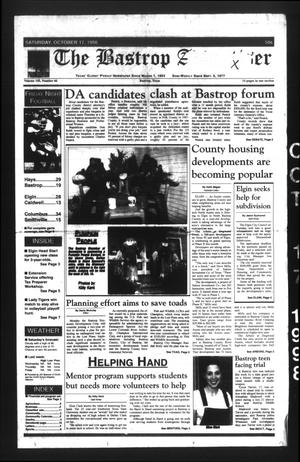 Primary view of object titled 'The Bastrop Advertiser (Bastrop, Tex.), Vol. 145, No. 66, Ed. 1 Saturday, October 17, 1998'.