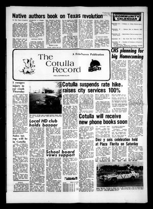 The Cotulla Record (Cotulla, Tex.), Vol. [78], No. [18], Ed. 1 Sunday, September 26, 1976