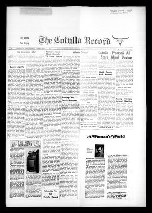 The Cotulla Record (Cotulla, Tex.), Vol. 77, No. 21, Ed. 1 Friday, July 19, 1974