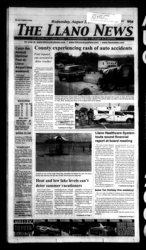 The Llano News (Llano, Tex.), Vol. 118, No. 44, Ed. 1 Wednesday, August 2, 2006