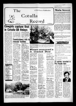 The Cotulla Record (Cotulla, Tex.), Vol. 78, No. 46, Ed. 1 Friday, March 26, 1976