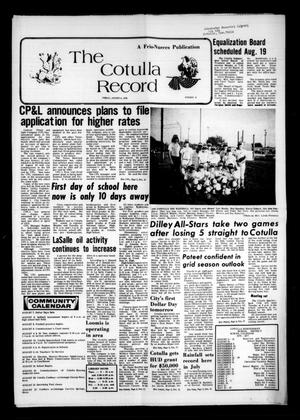 The Cotulla Record (Cotulla, Tex.), Vol. 78, No. 11, Ed. 1 Friday, August 6, 1976
