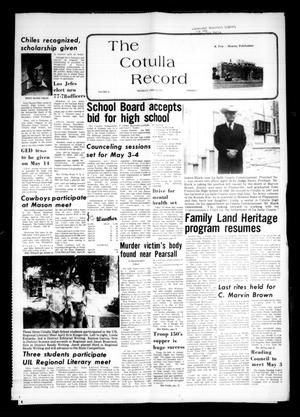Primary view of The Cotulla Record (Cotulla, Tex.), Vol. 11, No. 7, Ed. 1 Friday, April 29, 1977