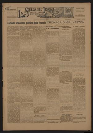La Stella del Texas (Galveston, Tex.), Vol. 2, No. 29, Ed. 1 Saturday, July 26, 1913