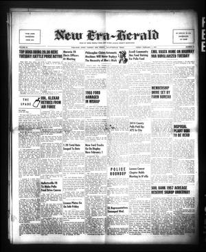 Primary view of object titled 'New Era-Herald (Hallettsville, Tex.), Vol. 84, No. 41, Ed. 1 Friday, February 1, 1957'.