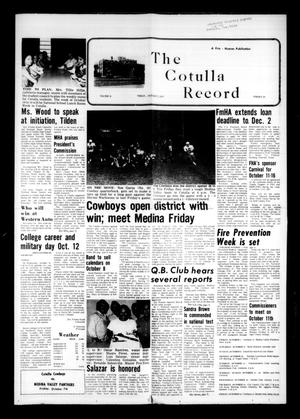 The Cotulla Record (Cotulla, Tex.), Vol. 11, No. 28, Ed. 1 Friday, October 7, 1977