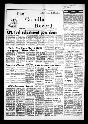 The Cotulla Record (Cotulla, Tex.), Vol. 78, No. 25, Ed. 1 Friday, October 31, 1975